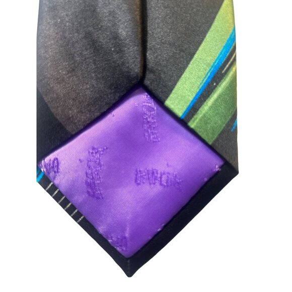 Jerry GARCIA Neck Tie Silk Necktie Men's Collection 61 Curves and Lines - Picture 3 of 7